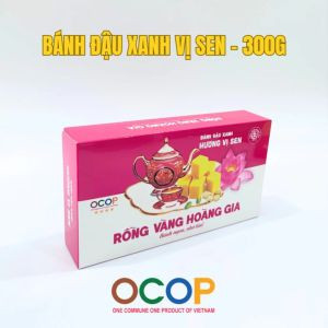 Bánh đậu xanh hương vị sen Rồng Vàng Hoàng Gia
