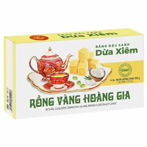 Bánh đậu xanh hương vị dừa Rồng Vàng Hoàng Gia